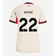 Liverpool Hugo Ekitike #22 Uit tenue Dames 2025-26 Korte Mouwen