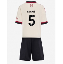 Liverpool Ibrahima Konate #5 Uit tenue Kids 2025-26 Korte Mouwen (+ broek)