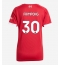 Liverpool Jeremie Frimpong #30 Thuis tenue Dames 2025-26 Korte Mouwen