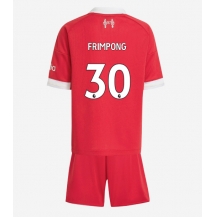 Liverpool Jeremie Frimpong #30 Thuis tenue Kids 2025-26 Korte Mouwen (+ broek)