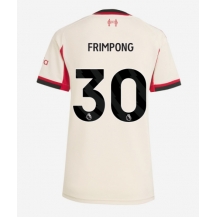 Liverpool Jeremie Frimpong #30 Uit tenue Dames 2025-26 Korte Mouwen