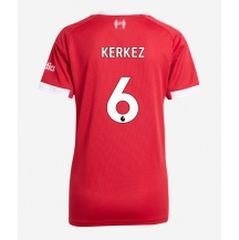 Liverpool Milos Kerkez #6 Thuis tenue Dames 2025-26 Korte Mouwen