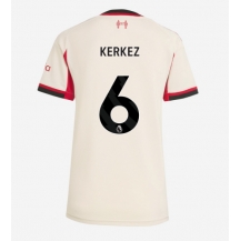 Liverpool Milos Kerkez #6 Uit tenue Dames 2025-26 Korte Mouwen