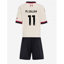 Liverpool Mohamed Salah #11 Uit tenue Kids 2025-26 Korte Mouwen (+ broek)