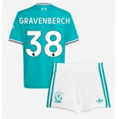 Liverpool Ryan Gravenberch #38 Derde tenue Kids 2025-26 Korte Mouwen (+ broek)