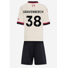 Liverpool Ryan Gravenberch #38 Uit tenue Kids 2025-26 Korte Mouwen (+ broek)