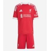 Liverpool Thuis tenue Kids 2025-26 Korte Mouwen (+ broek)