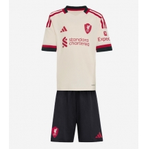 Liverpool Uit tenue Kids 2025-26 Korte Mouwen (+ broek)