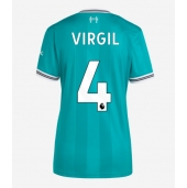 Liverpool Virgil van Dijk #4 Derde tenue Dames 2025-26 Korte Mouwen