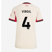 Liverpool Virgil van Dijk #4 Uit tenue Dames 2025-26 Korte Mouwen
