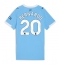 Manchester City Bernardo Silva #20 Thuis tenue Dames 2025-26 Korte Mouwen