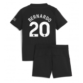 Manchester City Bernardo Silva #20 Uit tenue Kids 2025-26 Korte Mouwen (+ broek)