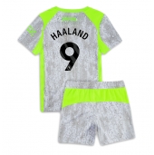 Manchester City Erling Haaland #9 Derde tenue Kids 2025-26 Korte Mouwen (+ broek)