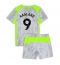 Manchester City Erling Haaland #9 Derde tenue Kids 2025-26 Korte Mouwen (+ broek)