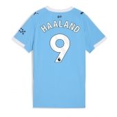 Manchester City Erling Haaland #9 Thuis tenue Dames 2025-26 Korte Mouwen