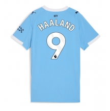 Manchester City Erling Haaland #9 Thuis tenue Dames 2025-26 Korte Mouwen