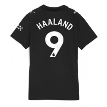 Manchester City Erling Haaland #9 Uit tenue Dames 2025-26 Korte Mouwen