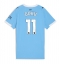 Manchester City Jeremy Doku #11 Thuis tenue Dames 2025-26 Korte Mouwen