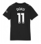 Manchester City Jeremy Doku #11 Uit tenue Dames 2025-26 Korte Mouwen
