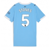 Manchester City John Stones #5 Thuis tenue Dames 2025-26 Korte Mouwen