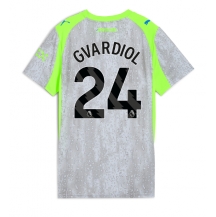 Manchester City Josko Gvardiol #24 Derde tenue Dames 2025-26 Korte Mouwen