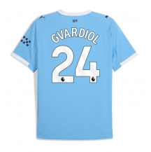 Manchester City Josko Gvardiol #24 Thuis tenue 2025-26 Korte Mouwen