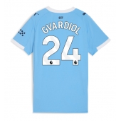 Manchester City Josko Gvardiol #24 Thuis tenue Dames 2025-26 Korte Mouwen