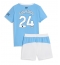 Manchester City Josko Gvardiol #24 Thuis tenue Kids 2025-26 Korte Mouwen (+ broek)