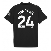 Manchester City Josko Gvardiol #24 Uit tenue 2025-26 Korte Mouwen