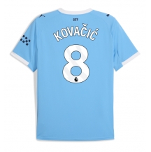Manchester City Mateo Kovacic #8 Thuis tenue 2025-26 Korte Mouwen