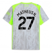 Manchester City Matheus Nunes #27 Derde tenue 2025-26 Korte Mouwen