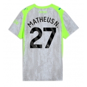Manchester City Matheus Nunes #27 Derde tenue Dames 2025-26 Korte Mouwen