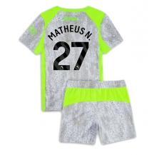 Manchester City Matheus Nunes #27 Derde tenue Kids 2025-26 Korte Mouwen (+ broek)