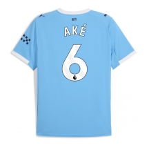 Manchester City Nathan Ake #6 Thuis tenue 2025-26 Korte Mouwen