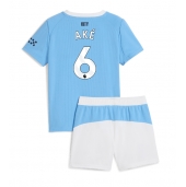 Manchester City Nathan Ake #6 Thuis tenue Kids 2025-26 Korte Mouwen (+ broek)