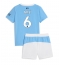 Manchester City Nathan Ake #6 Thuis tenue Kids 2025-26 Korte Mouwen (+ broek)