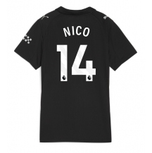 Manchester City Nico Gonzalez #14 Uit tenue Dames 2025-26 Korte Mouwen