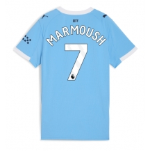 Manchester City Omar Marmoush #7 Thuis tenue Dames 2025-26 Korte Mouwen