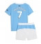 Manchester City Omar Marmoush #7 Thuis tenue Kids 2025-26 Korte Mouwen (+ broek)