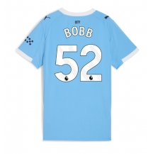 Manchester City Oscar Bobb #52 Thuis tenue Dames 2025-26 Korte Mouwen