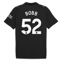 Manchester City Oscar Bobb #52 Uit tenue 2025-26 Korte Mouwen