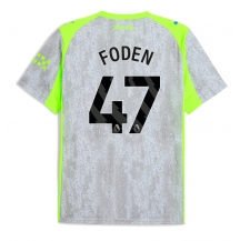 Manchester City Phil Foden #47 Derde tenue 2025-26 Korte Mouwen