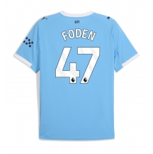 Manchester City Phil Foden #47 Thuis tenue 2025-26 Korte Mouwen
