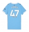 Manchester City Phil Foden #47 Thuis tenue Dames 2025-26 Korte Mouwen