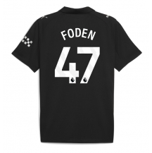 Manchester City Phil Foden #47 Uit tenue 2025-26 Korte Mouwen