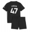Manchester City Phil Foden #47 Uit tenue Kids 2025-26 Korte Mouwen (+ broek)