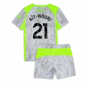 Manchester City Rayan Ait-Nouri #21 Derde tenue Kids 2025-26 Korte Mouwen (+ broek)
