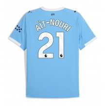 Manchester City Rayan Ait-Nouri #21 Thuis tenue 2025-26 Korte Mouwen