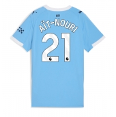Manchester City Rayan Ait-Nouri #21 Thuis tenue Dames 2025-26 Korte Mouwen