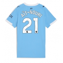 Manchester City Rayan Ait-Nouri #21 Thuis tenue Dames 2025-26 Korte Mouwen